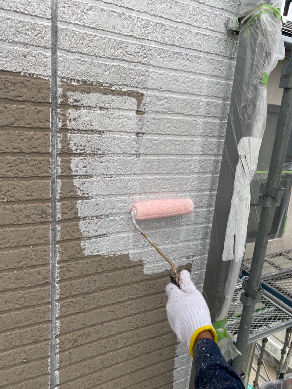 外壁プライマー塗装