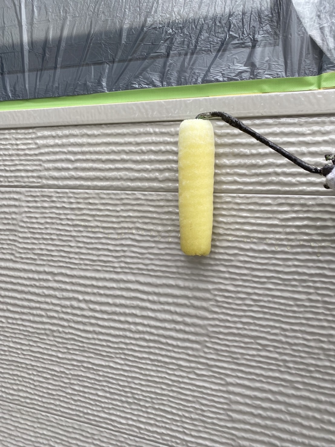 金属サイディングプライマー塗装