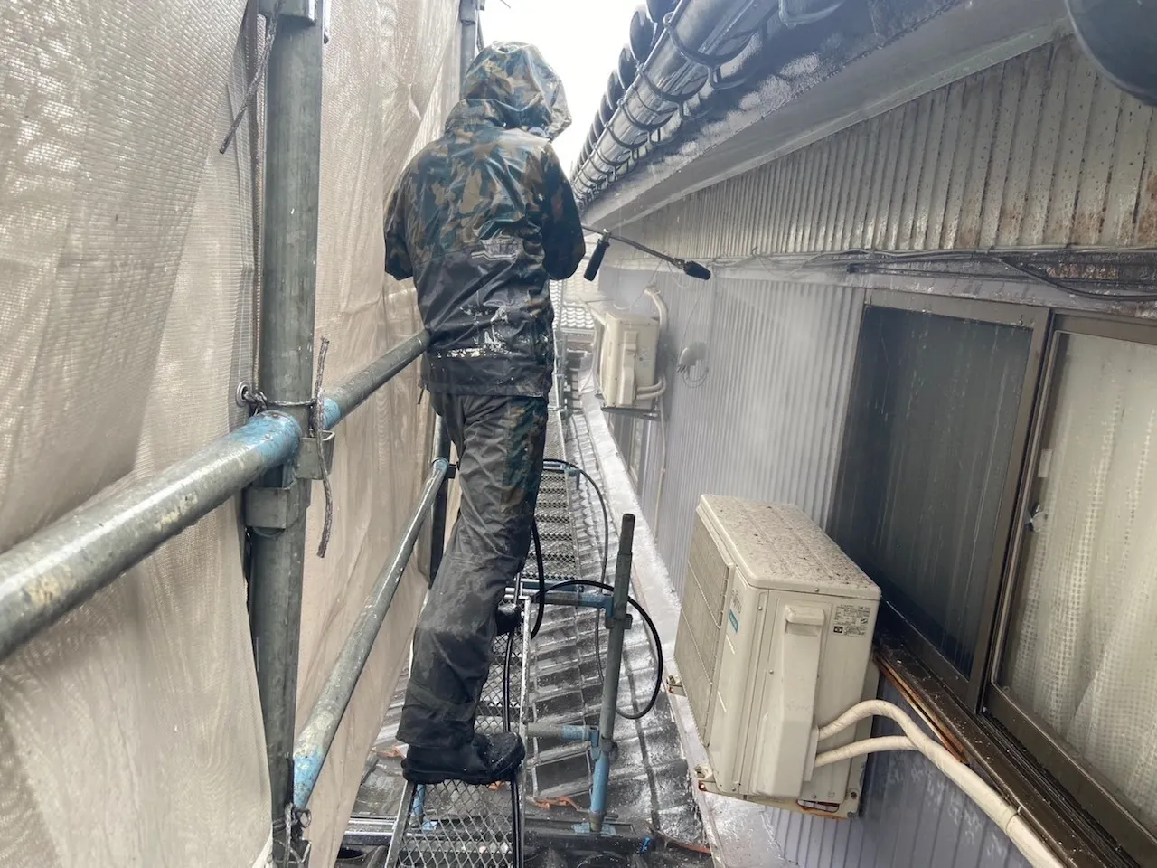 外壁　高圧洗浄