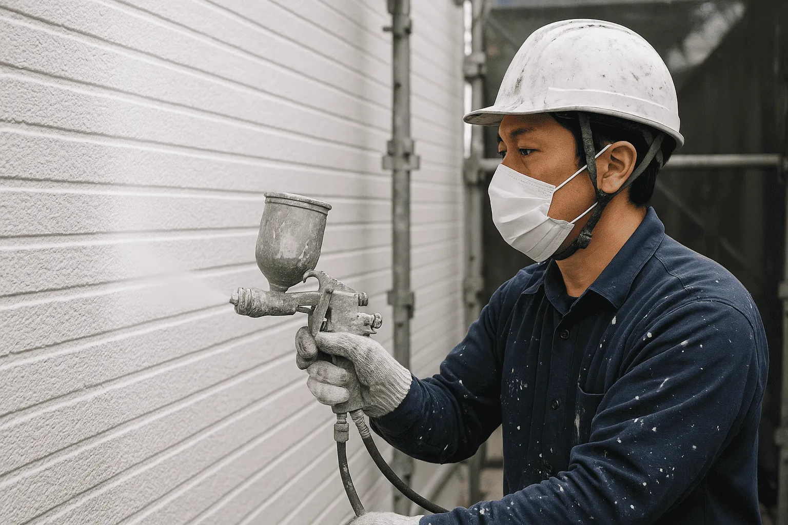 外壁塗装の吹付とは？プロが教える向き・不向きの見極め方