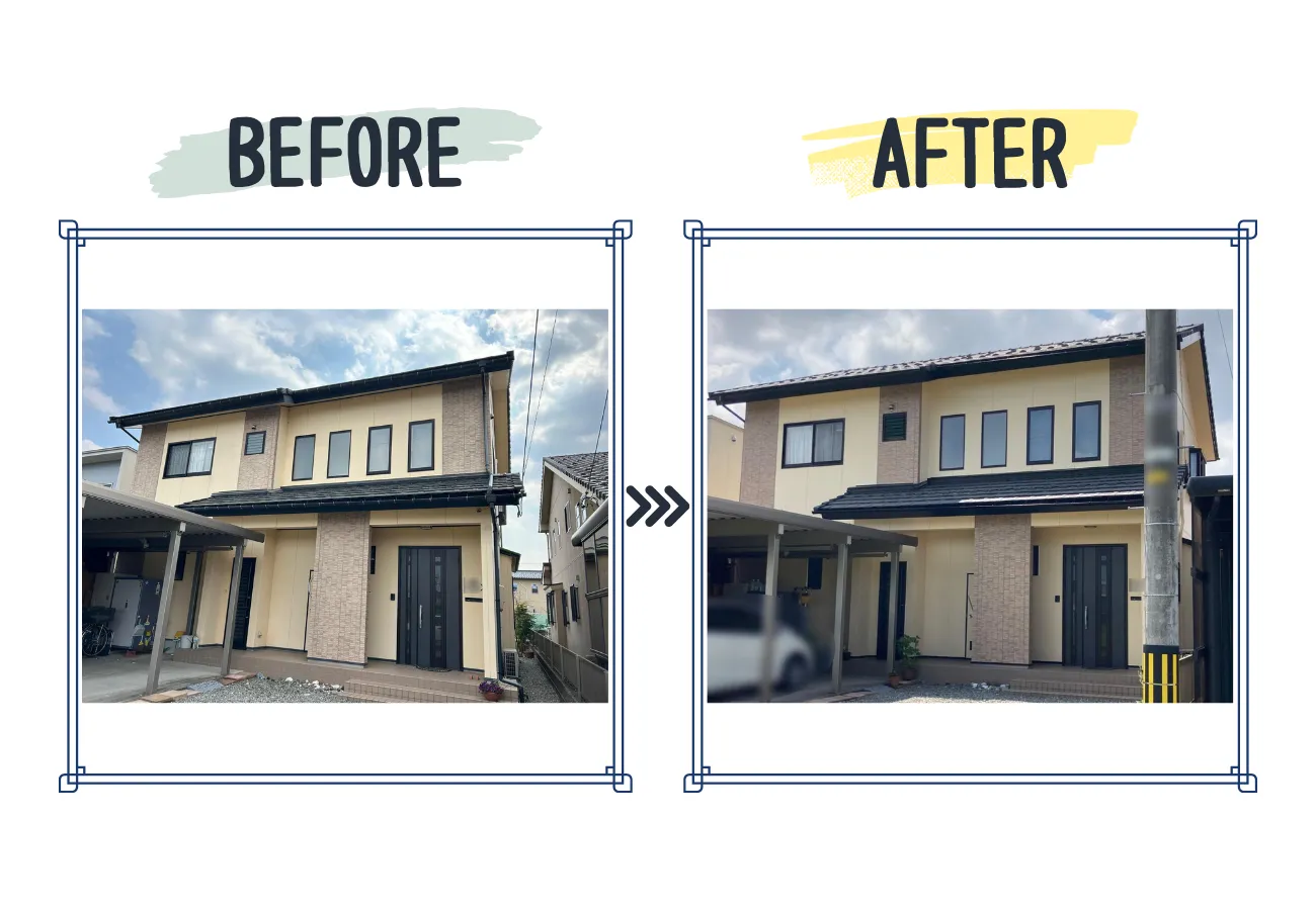 ＜外壁塗装＞富山県富山市　S様邸