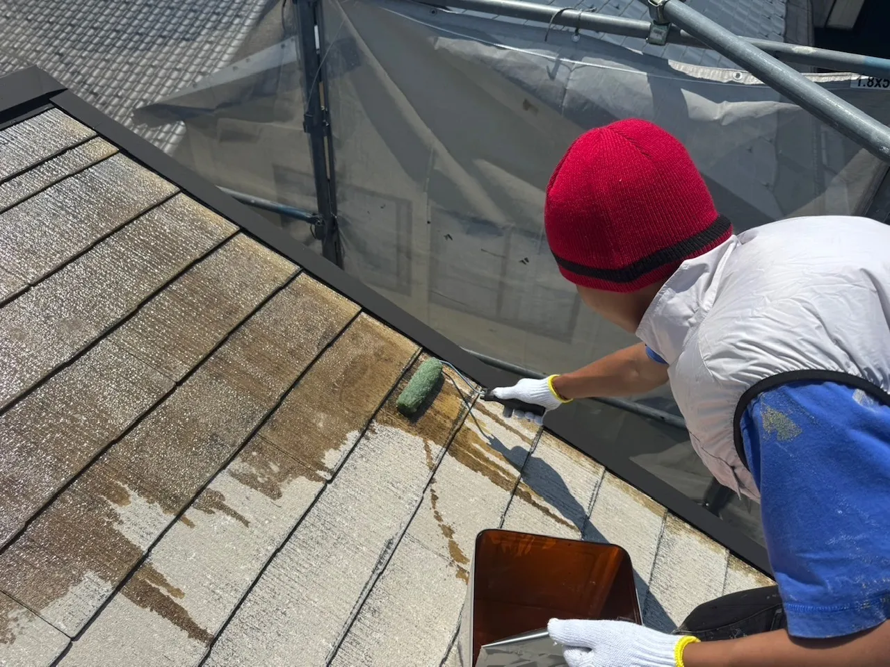 プライマー塗装：ファイン浸透造膜シーラー